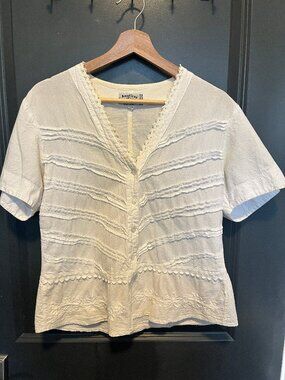 100% Cotton White Blouse